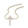 Load image into Gallery viewer, 0.50-carat-diamond-simple-cross-pendant-in-FDPD10825-0.50CT-NL-YG