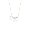 Load image into Gallery viewer, 0.50-carat-five-stone-round-diamond-pendant-necklace-in-FD-PD11130RO-0.50CT-NL-RG