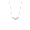 Load image into Gallery viewer, 0.50-carat-five-stone-round-diamond-pendant-necklace-in-FD-PD11130RO-0.50CT-NL-YG