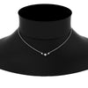 Load image into Gallery viewer, 0.50-carat-five-stone-round-diamond-pendant-necklace-with-black-diamond-in-FD-PD11130ROGBLACK-0.50CT-NL-WG