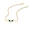Load image into Gallery viewer, 0.50-carat-five-stone-round-diamond-pendant-necklace-with-emerald-in-FD-PD11130ROGEMGR-0.50CT-NL-YG