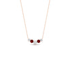 Load image into Gallery viewer, 0.50-carat-five-stone-round-diamond-pendant-necklace-with-ruby-in-FD-PD11130ROGRUDR-0.50CT-NL-RG