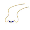 Load image into Gallery viewer, 0.50-carat-five-stone-round-diamond-pendant-necklace-with-sapphire-in-FD-PD11130ROGSABL-0.50CT-NL-YG