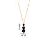 Load image into Gallery viewer, 0.50-carat-graduated-3-stone-black-diamond-necklace-in-rose-gold-FDPD11293GBLACKANGLE1-0.50CT-NL-RG-HW_92ce5a79-2df1-4245-990a-92457beb59b5.jpg?v=1752569864
