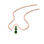 Load image into Gallery viewer, 0.50-carat-graduated-3-stone-emerald-necklace-in-rose-gold-FDPD11293GEMGR-0.50CT-NL-RG_73173f87-e285-4551-86c4-70eaef53e1b9.jpg?v=1752569864