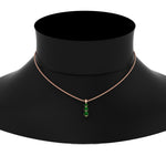 Load image into Gallery viewer, 0.50-carat-graduated-3-stone-emerald-necklace-in-rose-gold-FDPD11293GEMGRNECK-0.50CT-NL-RG_e274ce7c-6e90-499c-a1f2-d202aa9ea9d7.jpg?v=1752569865