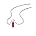 Load image into Gallery viewer, 0.50-carat-graduated-3-stone-pink-sapphire-necklace-in-white-gold-FDPD11293GSADRPI-0.50CT-NL-WG_701e2f0d-2878-427f-8212-0a5612c9c352.jpg?v=1752569864