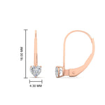 Load image into Gallery viewer, 0.50-carat-heart-shape-diamond-stud-leverback-earrings-in-rose-gold-FDEAR9225HT-0.50 CT-NL-RG