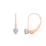 Load image into Gallery viewer, 0.50-carat-heart-shape-diamond-stud-leverback-earrings-in-rose-gold-FDEAR9225HT-0.50 CT-NL-RG