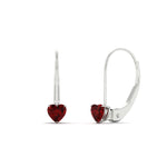Load image into Gallery viewer, 0.50-carat-heart-shape-ruby-stud-leverback-earrings-in-white-gold-FDEAR9225HTGRUDR-0.50 CT-NL-WG