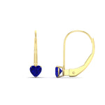 Load image into Gallery viewer, 0.50-carat-heart-shape-sapphire-stud-leverback-earrings-in-yellow-gold-FDEAR9225HTGSABL-0.50 CT-NL-YG