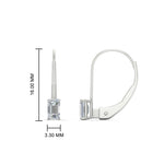 Load image into Gallery viewer, 0.50-carat-lever-back-emerald-diamond-studs-earrings-in-white-gold-FD-EAR9225EM-0.50 CT-NL-WG