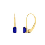 Load image into Gallery viewer, 0.50-carat-lever-back-emerald-sapphire-studs-earrings-in-yellow-gold-FD-EAR9225EMGSABL-0.50 CT-NL-YG
