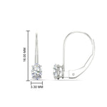 Load image into Gallery viewer, 0.50-carat-oval-diamond-lever-back stud-earrings-in-white-gold-FDEAR9225OV-0.50CT-NL-WG