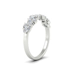 Load image into Gallery viewer, 0.50-carat-pear-diamond-anniversary-wedding-band-in-white-gold-FD9174BANGLE2-0.50CT-NL-WG