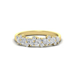 Load image into Gallery viewer, 0.50-carat-pear-diamond-anniversary-wedding-band-in-yellow-gold-FD9174B-0.50CT-NL-YG