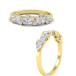 Load image into Gallery viewer, 0.50-carat-pear-diamond-anniversary-wedding-band-in-yellow-gold-FD9174BANGLE3-0.50CT-NL-YG