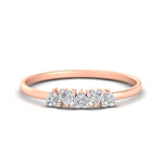 Load image into Gallery viewer, 0.50-carat-petite-heart-diamond-stacking-wedding-band-in-rose-gold-FD9600HTBANGLE3-0.50CT-NL-RG