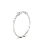 Load image into Gallery viewer, 0.50-carat-petite-heart-diamond-stacking-wedding-band-in-white-gold-FD9600HTBANGLE3-0.50CT-NL-WG