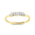Load image into Gallery viewer, 0.50-carat-petite-heart-diamond-stacking-wedding-band-in-yellow-gold-FD9600HTBANGLE3-0.50CT-NL-YG