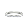 Load image into Gallery viewer, 0.50-carat-princess-cut-v-prong-diamond-eternity-band-in-white-gold-FD10247PRB-0.50CT-NL-WG