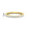 Load image into Gallery viewer, 0.50-carat-princess-cut-v-prong-diamond-eternity-band-in-yellow-gold-FD10247PRB-0.50CT-NL-YG-HW