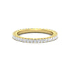 Load image into Gallery viewer, 0.50-carat-princess-cut-v-prong-diamond-eternity-band-in-yellow-gold-FD10247PRB-0.50CT-NL-YG
