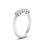 Load image into Gallery viewer, 0.50-carat-radiant-cut-five-stone-wedding-band-in-white-gold-FD8008RABHAND-0.50CT-NL-WG.jpg