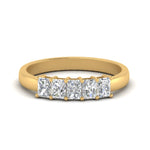 Load image into Gallery viewer, 0.50-carat-radiant-cut-five-stone-wedding-band-in-yellow-gold-FD8008RABHAND-0.50CT-NL-YG.jpg