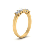 Load image into Gallery viewer, 0.50-carat-radiant-cut-five-stone-wedding-band-in-yellow-gold-FD8008RABHAND-0.50CT-NL-YG.jpg