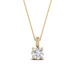 Load image into Gallery viewer, 0.50-carat-round-cut-diamond-filigree-pendant-in-FDPD10681RO-0.50CTANGLE2-NL-YG