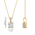 Load image into Gallery viewer, 0.50-carat-round-cut-diamond-filigree-pendant-in-FDPD10681RO-0.50CTANGLE2-NL-YG