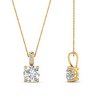 Load image into Gallery viewer, 0.50-carat-round-cut-diamond-filigree-pendant-in-FDPD10681RO-0.50CTANGLE2-NL-YG