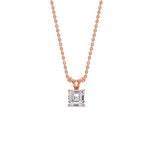 Load image into Gallery viewer, 0.50-ct-asscher-diamond-pendant-in-rose-gold-FDPD8469ANGLE1-AS-0.50-RG.jpg?v=1758706545