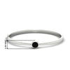 Load image into Gallery viewer, Minimalist Solitaire Bangle Bracelet