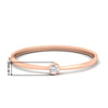 Load image into Gallery viewer, Minimalist Solitaire Bangle Bracelet