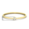 Load image into Gallery viewer, Minimalist Solitaire Bangle Bracelet