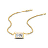 Load image into Gallery viewer, 0.50-ct-east-west-radiant-cut-bezel-diamond-pendant-in-yellow-gold-fdpd11763rasleep-0.50ct-nl-yg.jpg