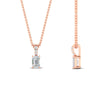 Load image into Gallery viewer, 0.50-ct-emerald-cut-diamond-necklace-with-pave-bail-in-rose-gold-fdpd11636emangle2-6X4mm-nl-rg.jpg?v=1769514555