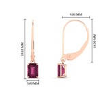 Load image into Gallery viewer, 0.50-ct-emerald-cut-pink-sapphire-drop-earrings-in-rose-gold-fdear11236emgsadrpiangle4-0.50ct-nl-rg-hw.jpg?v=1765364312