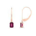 Load image into Gallery viewer, 0.50-ct-emerald-cut-pink-sapphire-drop-earrings-in-rose-gold-fdear11236emgsadrpiangle4-0.50ct-nl-rg.jpg?v=1765364312