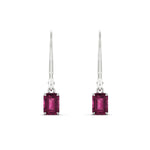 Load image into Gallery viewer, 0.50-ct-emerald-cut-pink-sapphire-drop-earrings-in-white-gold-fdear11236emgsadrpiangle2-0.50ct-nl-wg.jpg?v=1765364312