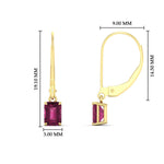 Load image into Gallery viewer, 0.50-ct-emerald-cut-pink-sapphire-drop-earrings-in-yellow-gold-fdear11236emgsadrpiangle4-0.50ct-nl-yg-hw.jpg?v=1765364312