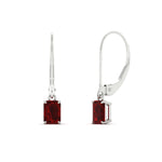 Load image into Gallery viewer, 0.50-ct-emerald-cut-ruby-drop-earrings-in-white-gold-fdear11236emgrudrangle1-0.50ct-nl-wg.jpg?v=1765364312