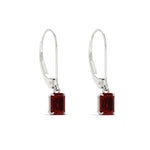Load image into Gallery viewer, 0.50-ct-emerald-cut-ruby-drop-earrings-in-white-gold-fdear11236emgrudrangle3-0.50ct-nl-wg.jpg?v=1765364312