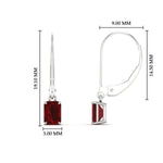Load image into Gallery viewer, 0.50-ct-emerald-cut-ruby-drop-earrings-in-white-gold-fdear11236emgrudrangle4-0.50ct-nl-wg-hw.jpg?v=1765364312