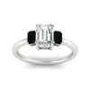 Load image into Gallery viewer, 0.50-ct-emerald-cut-three-stone-black-diamond-engagement-ring-in-white-gold-fdenr9299emgblackangle5-0.50ct-nl-wg.jpg