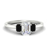 Load image into Gallery viewer, 0.50-ct-emerald-cut-three-stone-black-diamond-engagement-ring-in-white-gold-fdenr9299emgblacksleep-0.50ct-nl-wg.jpg