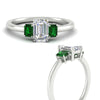 Load image into Gallery viewer, 0.50-ct-emerald-cut-three-stone-emerald-engagement-ring-in-white-gold-fdenr9299emgemgrangle3-0.50ct-nl-wg.jpg