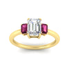 Load image into Gallery viewer, 0.50-ct-emerald-cut-three-stone-pink-sapphire-engagement-ring-in-yellow-gold-fdenr9299emgsadrpiangle5-0.50ct-nl-yg.jpg